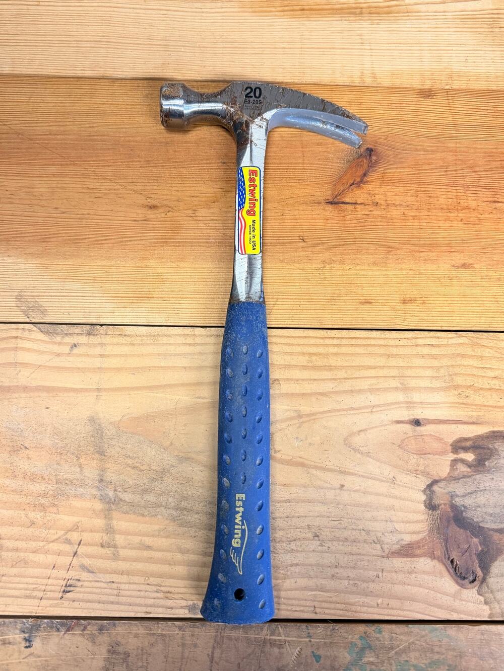 Estwing 20oz Rip Claw Hammer Forged Steel Handle 13.75” E3-20S
